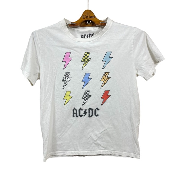 AC/ DC Rock & Roll Thunder Mens/ Unisex Band Graphic Short Sleeve T-Shirt Size M - Picture 1 of 6